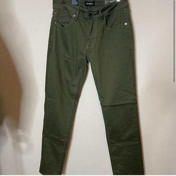 New Blank NYC WOOSTER   green pants MEN’s NWT - Picture 3 of 4